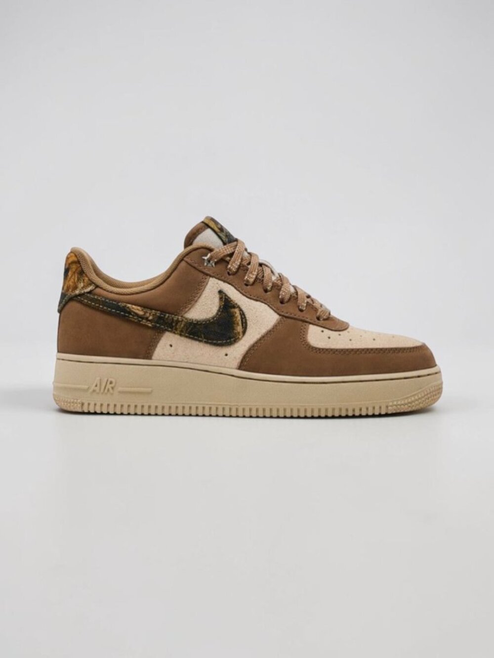 Nike Air Force 1 07' Realtree Rattan Mens Size 9 Lifestyle Shoes IO9803 200 NEW